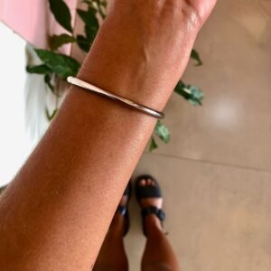 bracelete liso redondo