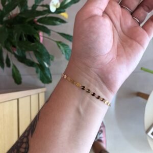 pulseira medalhinhas