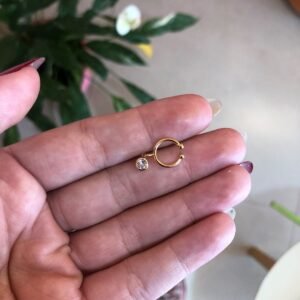 piercing fake brilho